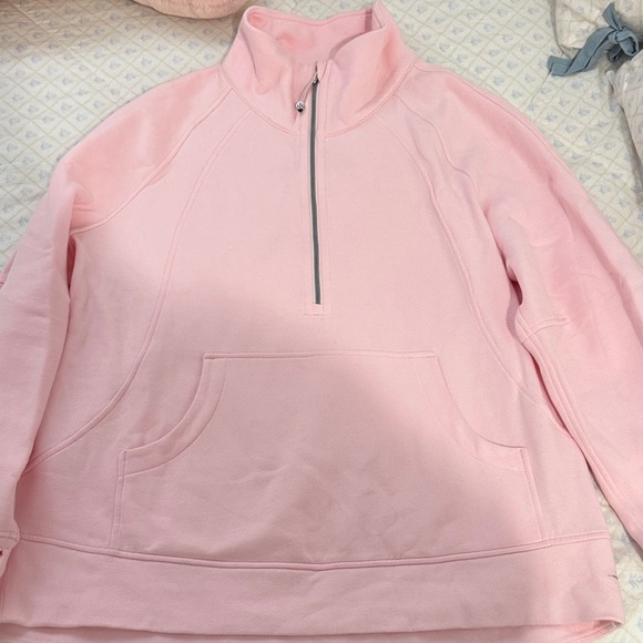 Lululemon Athletica strawberry milkshake Half-Zip Sweatshirt long - Picture 2 of 5